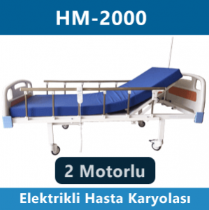 2 motorlu hasta karyolası hm-2000