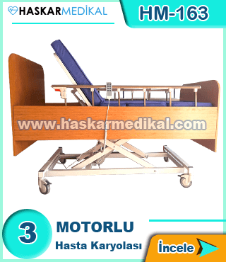 3 Motorlu Hasta Yatağı HM-163